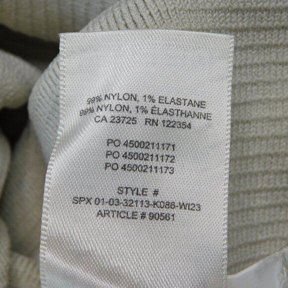 Aritzia Babaton Sculpt Knit Empire Longsleeve | Matte Pearl | Bodycon | EUC | L - Picture 7 of 9